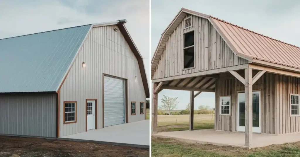Metal Building vs Pole Barn
