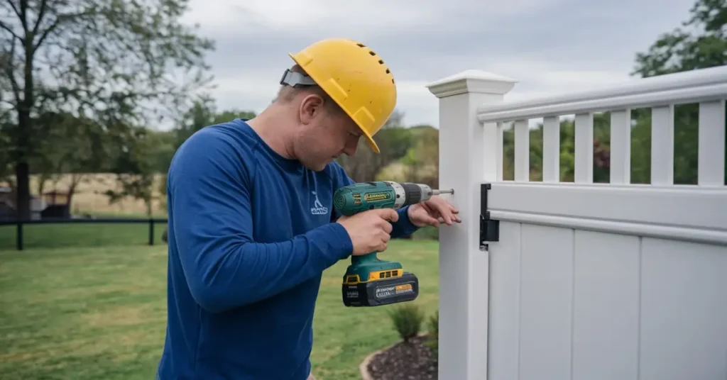 Repair a Hole in a Vinyl Fence