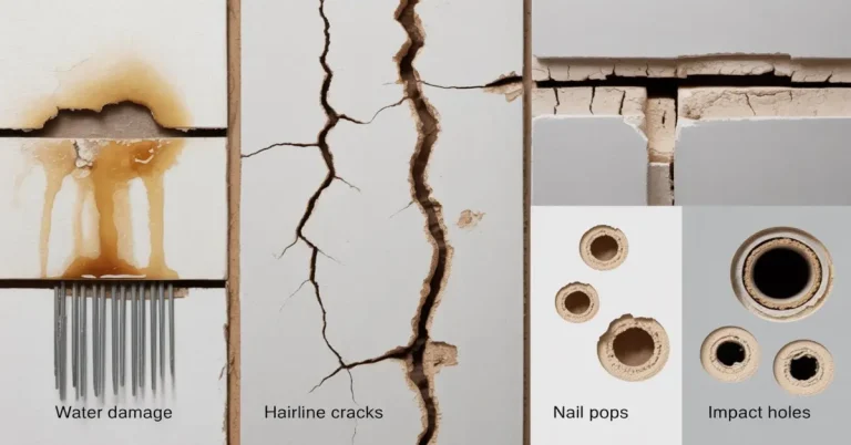 Common Types of Drywall Damage