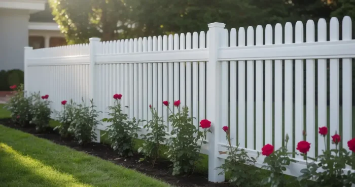 Vinyl fence