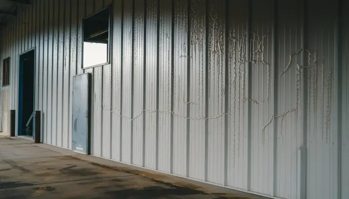 condensation in metal building